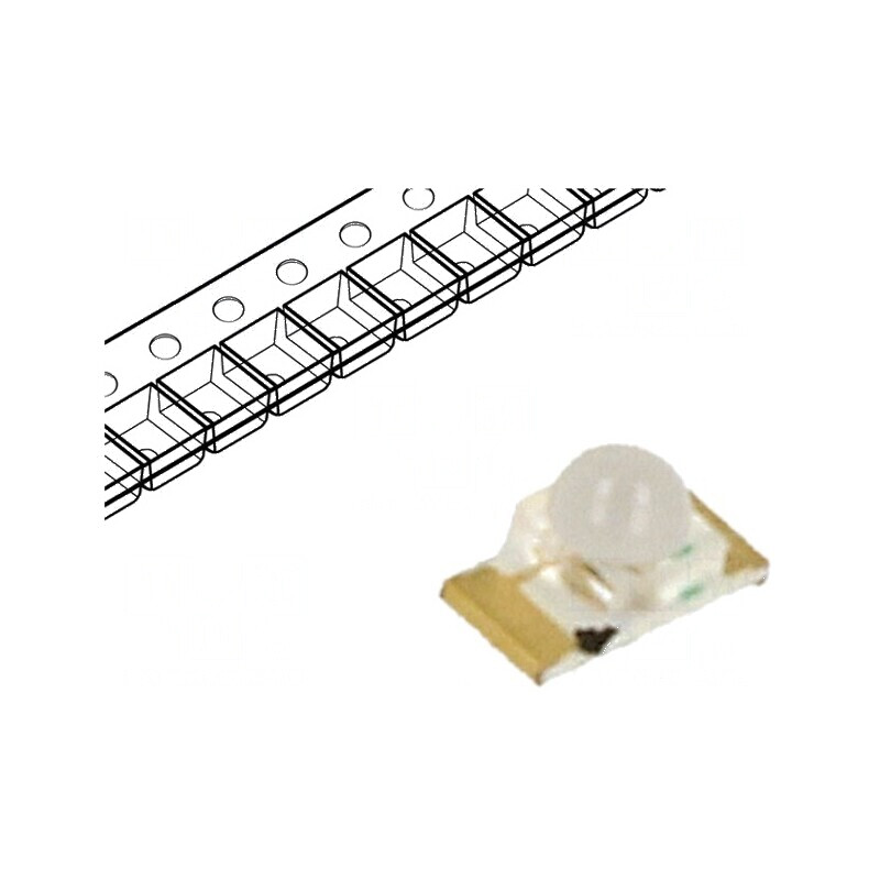 LED SMD 1206 Albastru 280-500mcd 3,2x1,6x1,8mm 20mA | Electronic-mag.ro | Componente Electronice
