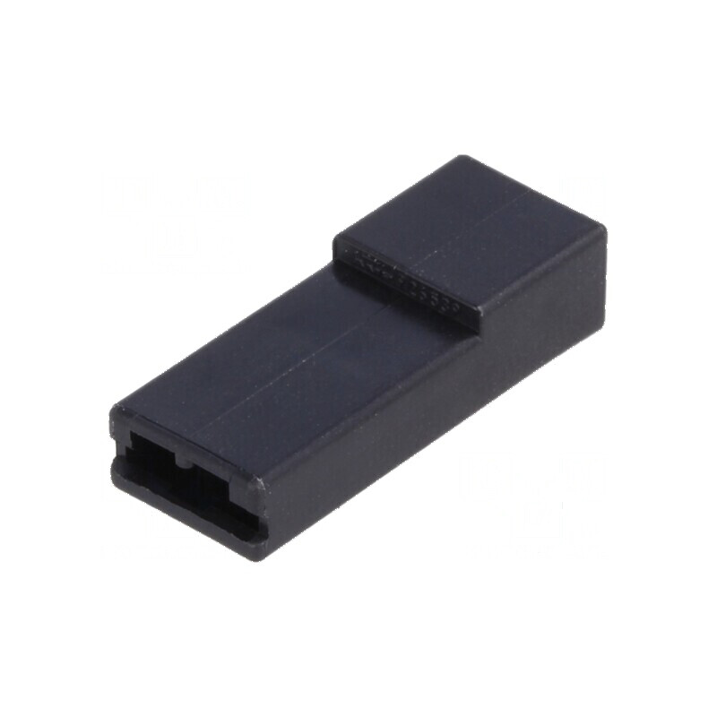 Carcasă terminală mamă 6,3mm neagră pentru conectori | Electronic-mag.ro | Componente Electronice