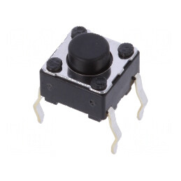 Microîntrerupător TACT SPST 2 0,05A 12VDC THT 1N 5mm | Electronic-mag.ro | Componente Electronice