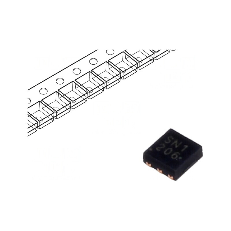 Tranzistor N-MOSFET 30V 9A uDFN6 ESD | Electronic-mag.ro | Componente Electronice Tranzistor N-MOSFET 30V 9A uDFN6 ESD | Electronic-mag.ro | Componente Electronice