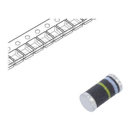 Diodă redresoare SMD 400V 1A DO213AB MELF plastic Ufmax 1,1V | Electronic-mag.ro | Componente Electronice