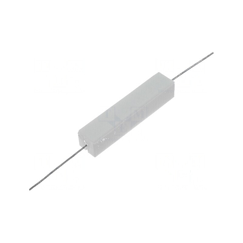 Rezistor bobinat cu ciment 2,7Ω 10W ±5% 48x9,5x9,5mm | Electronic-mag.ro | Componente Electronice Rezistor bobinat cu ciment 2,7Ω 10W ±5% 48x9,5x9,5mm | Electronic-mag.ro | Componente Electronice