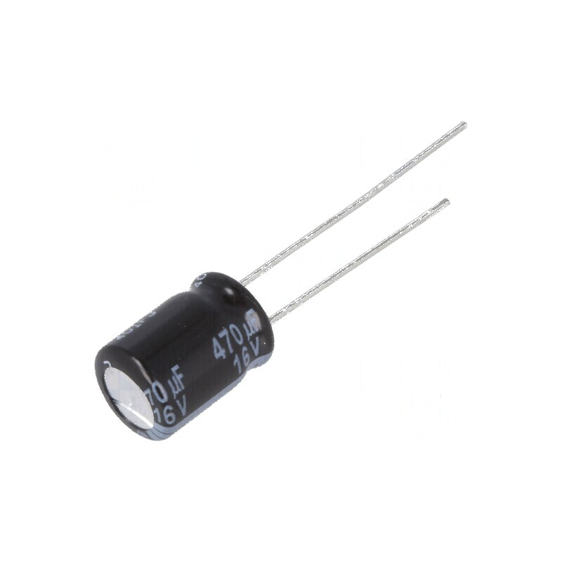Condensator electrolitic low ESR THT 470uF 16V Ø8x11,5mm | Electronic-mag.ro | Componente Electronice