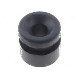 Manșon din gumă neagră Øorif montare 14,7mm Øorif 7mm | Electronic-mag.ro | Componente Electronice