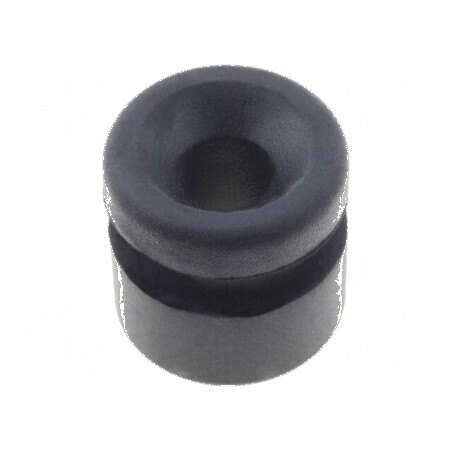 Manșon din gumă neagră Øorif montare 14,7mm Øorif 7mm | Electronic-mag.ro | Componente Electronice