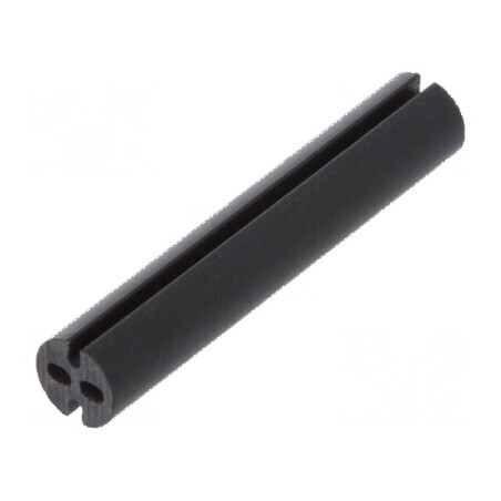 Bucșă de distanțare LED 4mm pentru LED 3mm Lungime 22,2mm Neagră | Electronic-mag.ro | Componente Electronice