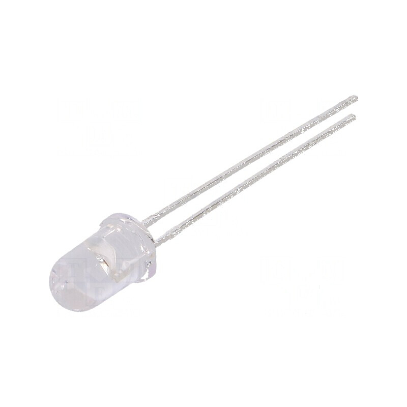 LED 5mm roșie 2900-5400mcd 30° convex | Electronic-mag.ro | Componente Electronice