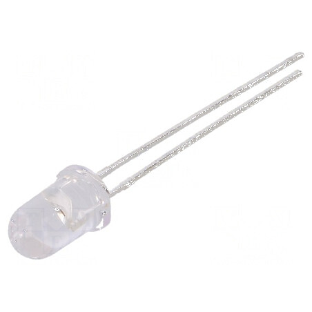LED 5mm roșie 2900-5400mcd 30° convex | Electronic-mag.ro | Componente Electronice