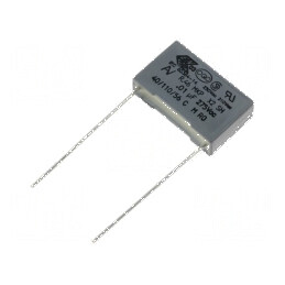 Condensator polipropilenă X2 R46 100nF 18x5x11mm THT ±20% | Electronic-mag.ro | Componente Electronice