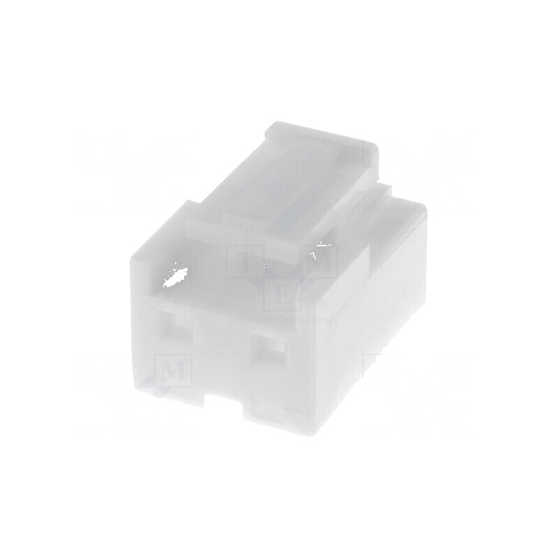Conector cablu placă mufă mamă 5mm PIN 2 albă | Electronic-mag.ro | Componente Electronice