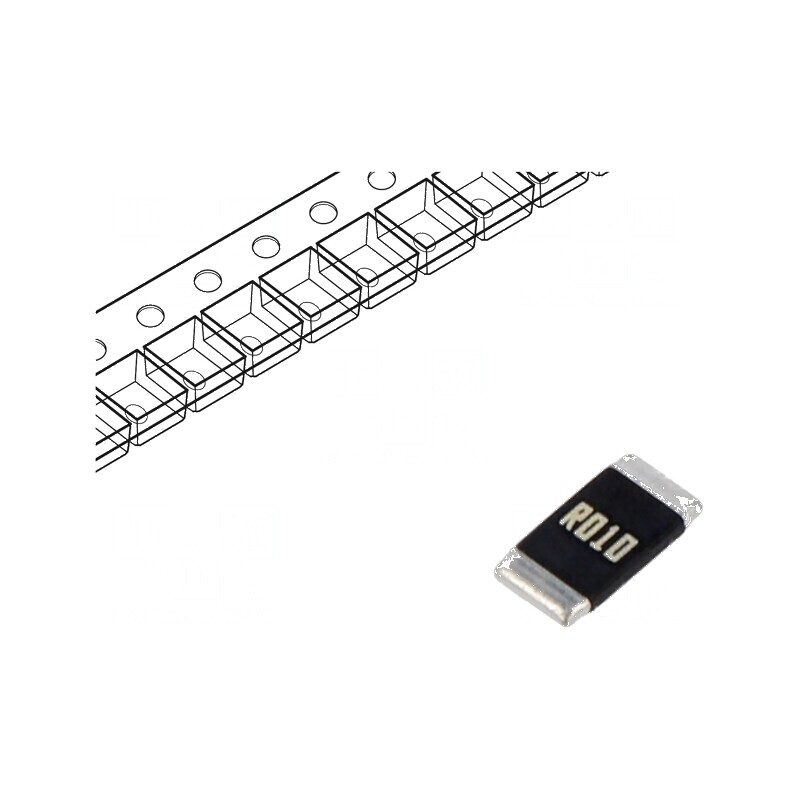 Rezistor SMD 2512 10mΩ 2W ±1% metal strip | Electronic-mag.ro | Componente Electronice