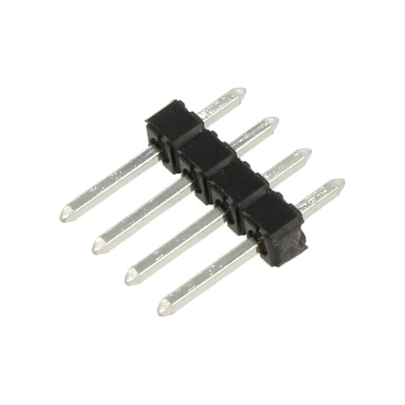 Conector şiruri pini KK 254 PIN 4 THT drept soclu tată 4A | Electronic-mag.ro | Componente Electronice