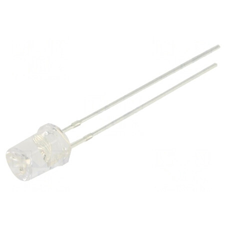 LED 5mm portocalie 500-750mcd 120° concav | Electronic-mag.ro | Componente Electronice