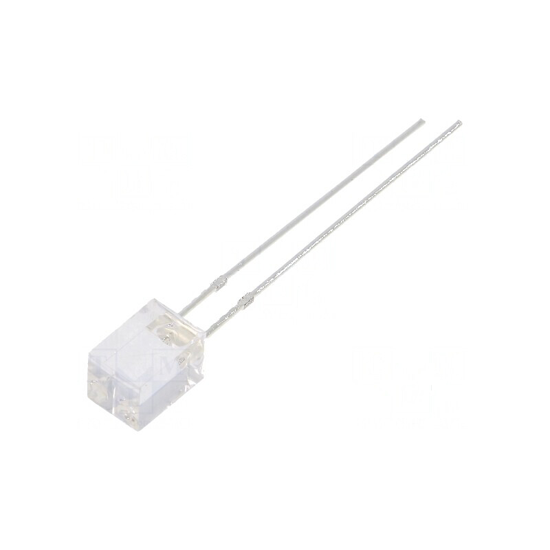 LED portocalie dreptunghiulară 5x5x7mm 750÷1000mcd 140° 20mA | Electronic-mag.ro | Componente Electronice
