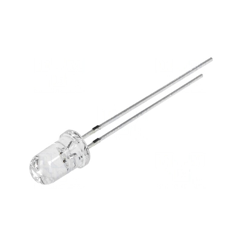 LED 5mm portocalie 4200-5800mcd 15° convex | Electronic-mag.ro | Componente Electronice