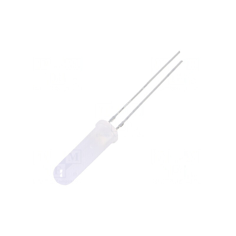 LED 5mm galben 68-100mcd 140° convex | Electronic-mag.ro | Componente Electronice