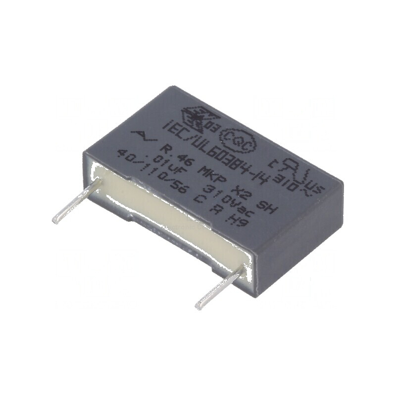 Condensator polipropilenă X2 R46 310V 10nF 18x5x11mm THT | Electronic-mag.ro | Componente Electronice