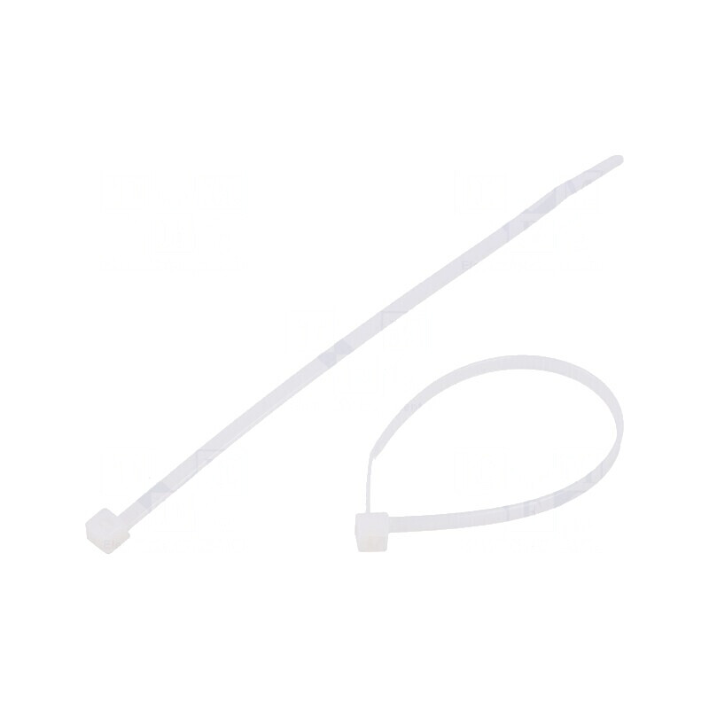 Colier de strângere poliamidă 150mm x 3,5mm 135N naturală | Electronic-mag.ro | Componente Electronice