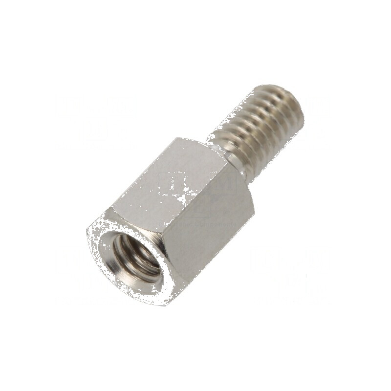 Piuliță distanțieră filetată 6mm M3 | Electronic-mag.ro | Componente Electronice