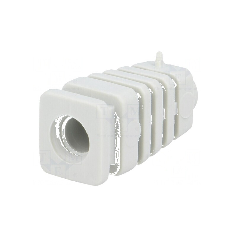 Manșon din gumă 26mm gri deschis pentru panou max. 2,7mm | Electronic-mag.ro | Componente Electronice