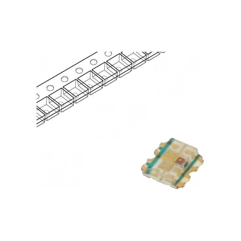 LED SMD 1616 RGB 1,6x1,6mm 20mA Lentilă Transparentă | Electronic-mag.ro | Componente Electronice