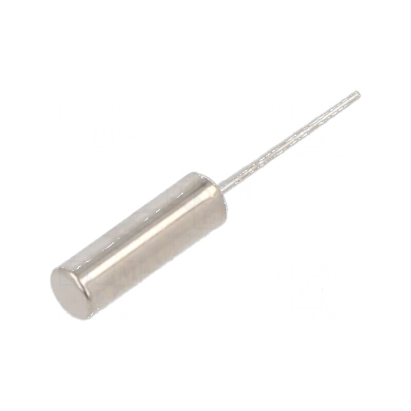 Rezonator pentru ceasuri 32,768kHz ±10ppm 12,5pF THT Ø1,9x6mm | Electronic-mag.ro | Componente Electronice Rezonator pentru ceasuri 32,768kHz ±10ppm 12,5pF THT Ø1,9x6mm | Electronic-mag.ro | Componente Electronice