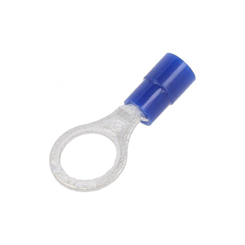 Vârf inelar M8 Ø 8,4mm, crimpat pe cablu, izolat, 1,04-2,63mm² | Electronic-mag.ro | Componente Electronice