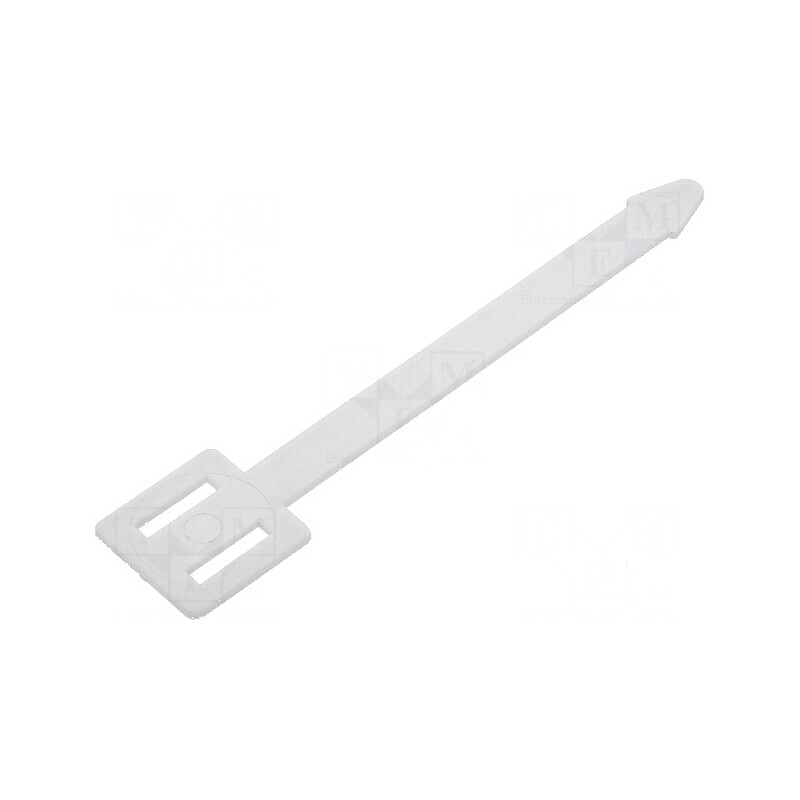 Etichetă poliamidă naturală -40÷85°C cu orificiu 4,7mm | Electronic-mag.ro | Componente Electronice