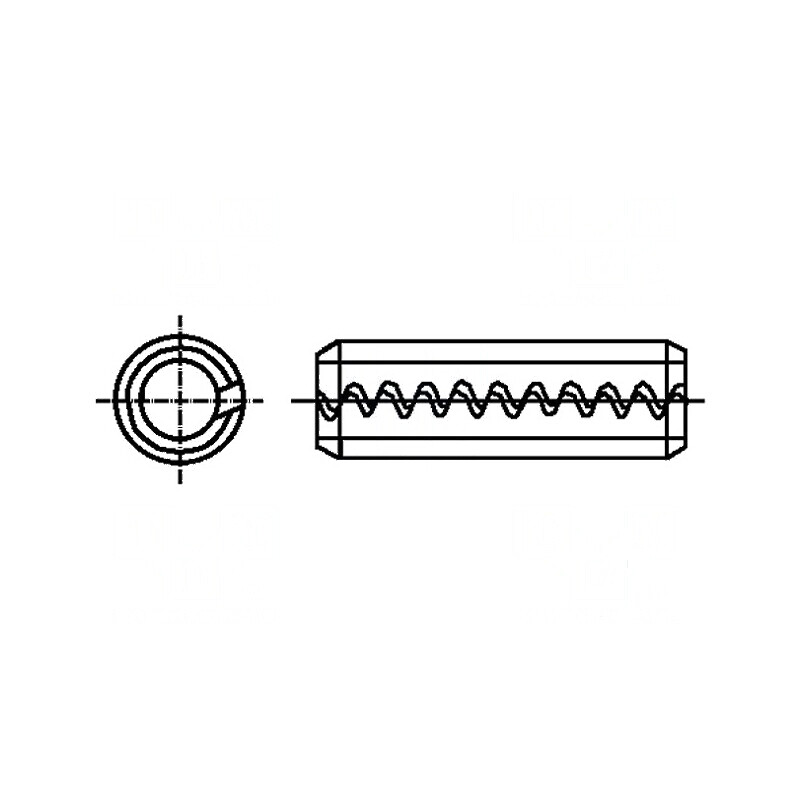 Ştift cu arc din oţel elastic BN 879, diametru 2mm, lungime 5mm | Electronic-mag.ro | Componente Electronice