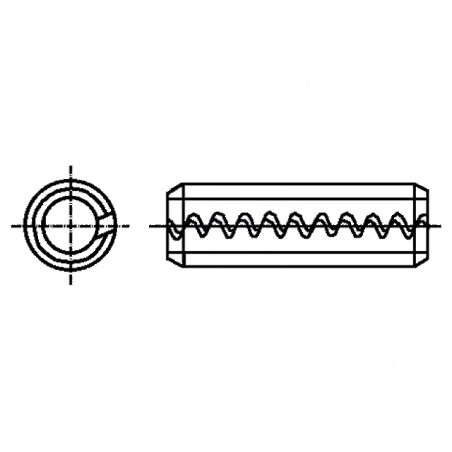 Ştift cu arc din oţel elastic BN 879, diametru 2mm, lungime 5mm | Electronic-mag.ro | Componente Electronice