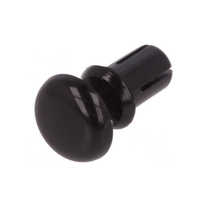 Diblu poliamidă 5,5mm lungime, 3,6mm diametru orificiu montaj, negru | Electronic-mag.ro | Componente Electronice