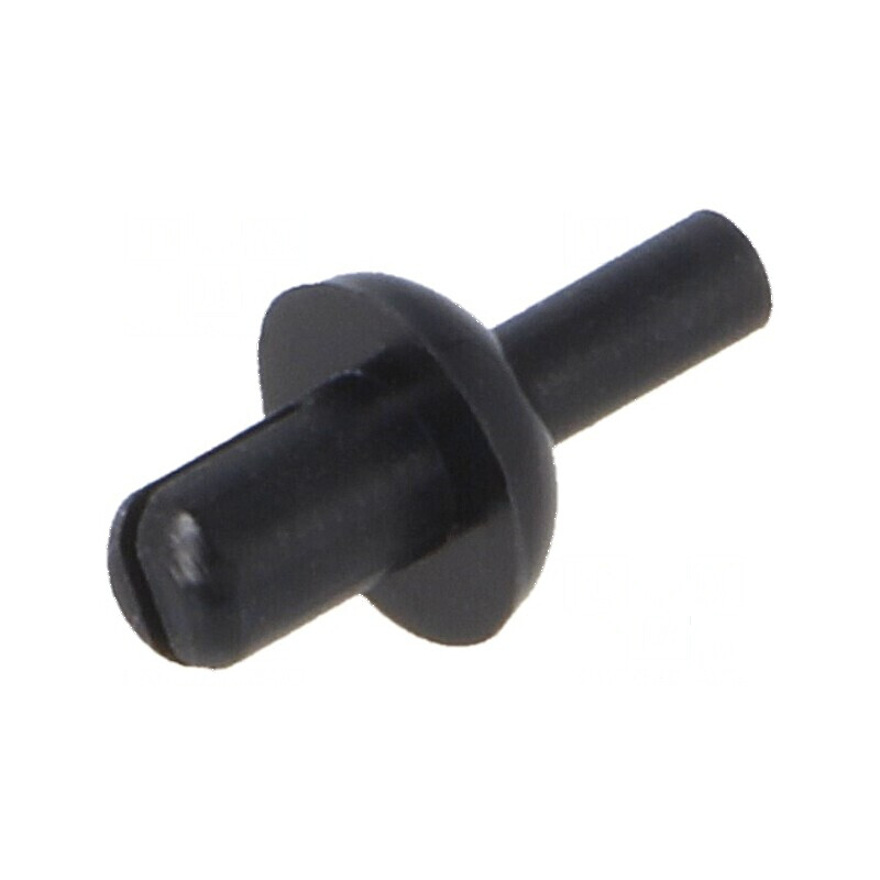Diblu poliamidă neagră 4,5mm - orificiu montare 3,1mm | Electronic-mag.ro | Componente Electronice Diblu poliamidă neagră 4,5mm - orificiu montare 3,1mm | Electronic-mag.ro | Componente Electronice