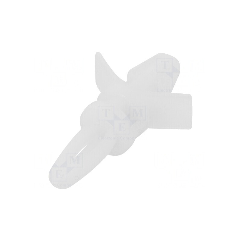 Distanţier PCB poliamidă 6,4mm clichet natural | Electronic-mag.ro | Componente Electronice
