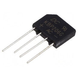 Punte redresoare monofazată Urmax 600V 2A 60A | Electronic-mag.ro | Componente Electronice