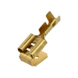 Terminal plat 6,3mm 0,8mm mamă/tată crimpat alamă 0,5÷1mm² | Electronic-mag.ro | Componente Electronice
