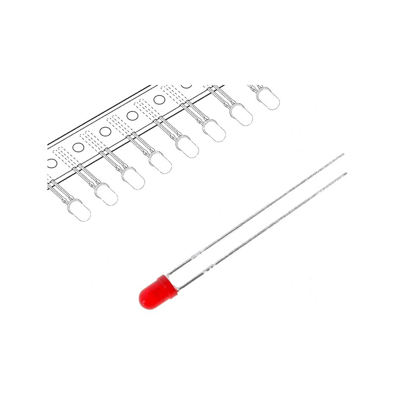 LED 3mm roșie 8-50mcd 60° convex | Electronic-mag.ro | Componente Electronice LED 3mm roșie 8-50mcd 60° convex | Electronic-mag.ro | Componente Electronice