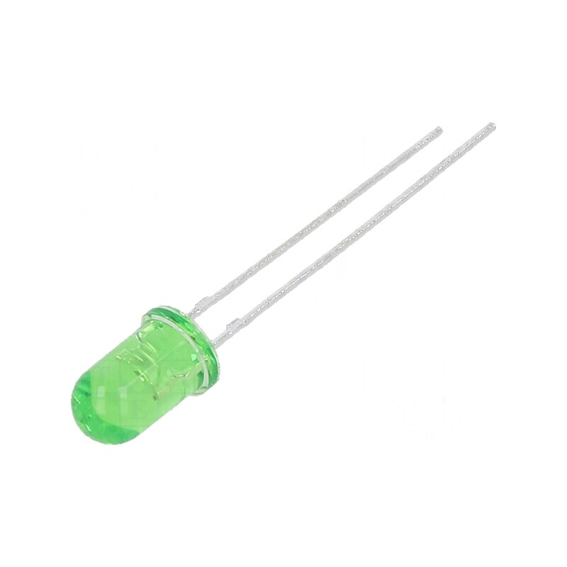 LED 5mm verde 5800mcd 30° convex | Electronic-mag.ro | Componente Electronice