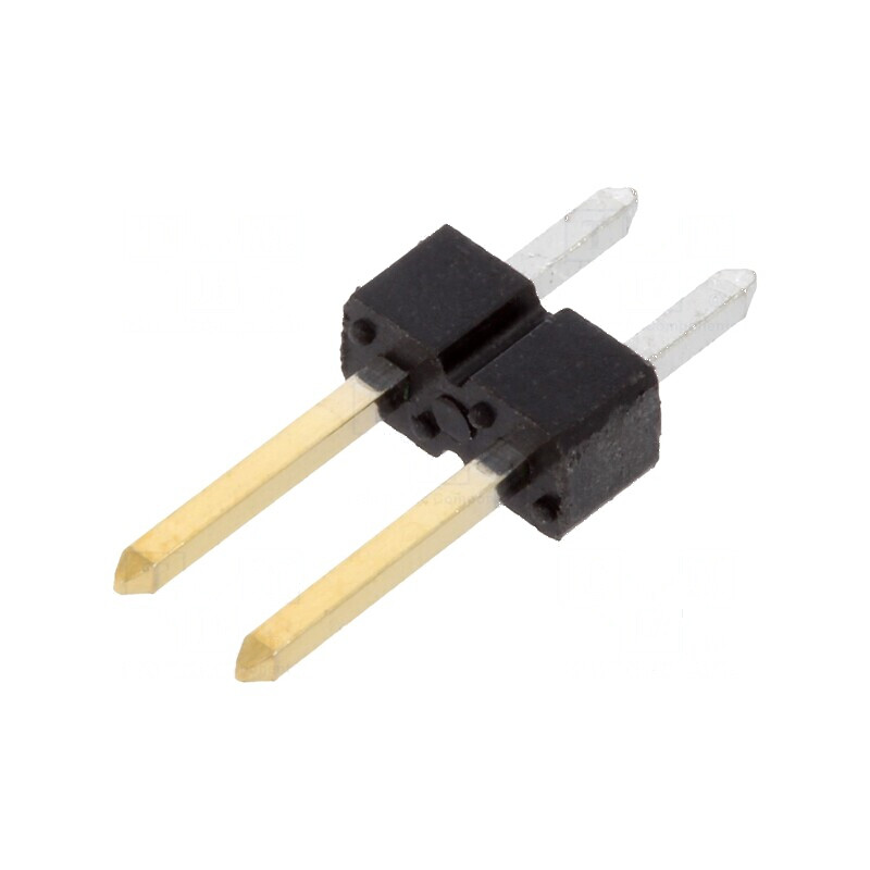 Conector şir pini BERGSTIK II tată PIN 2 drept | Electronic-mag.ro | Componente Electronice