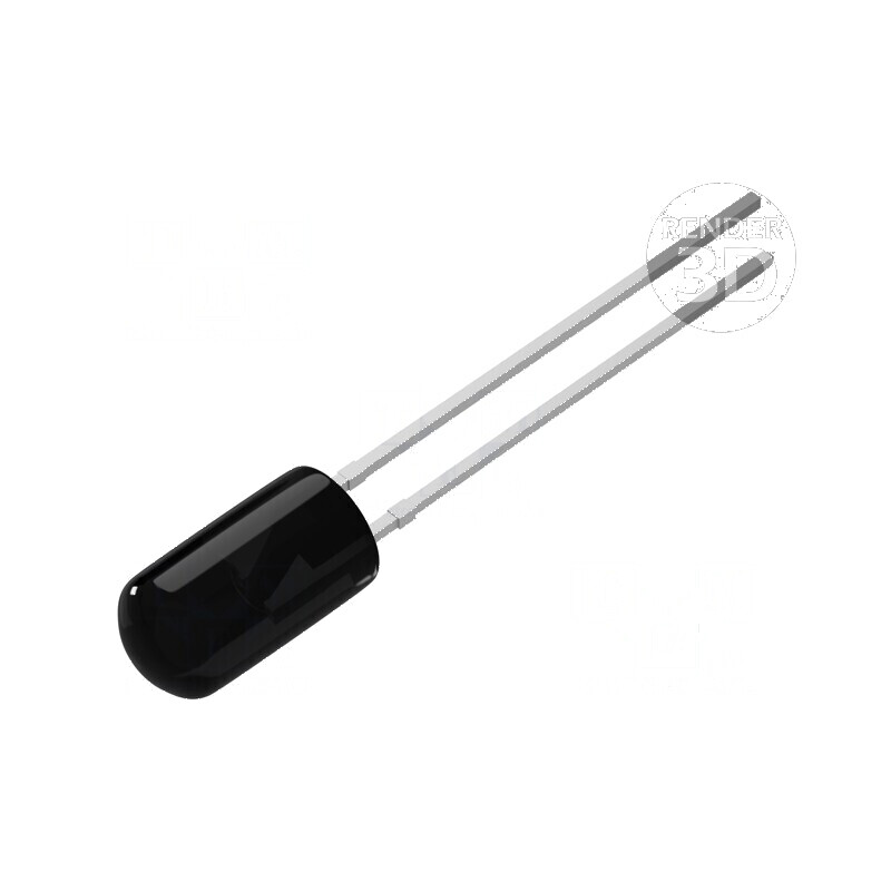 Fototranzistor 3mm 940nm 30V cu lentilă neagră 70mW | Electronic-mag.ro | Componente Electronice