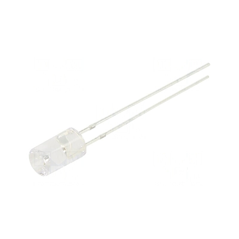 LED 5mm portocalie 150-250mcd 120° concav | Electronic-mag.ro | Componente Electronice