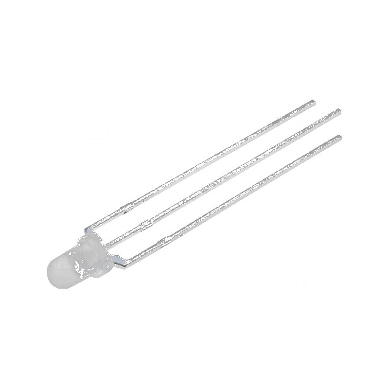 LED 3mm Albastru/Galben 30° Convex | Electronic-mag.ro | Componente Electronice