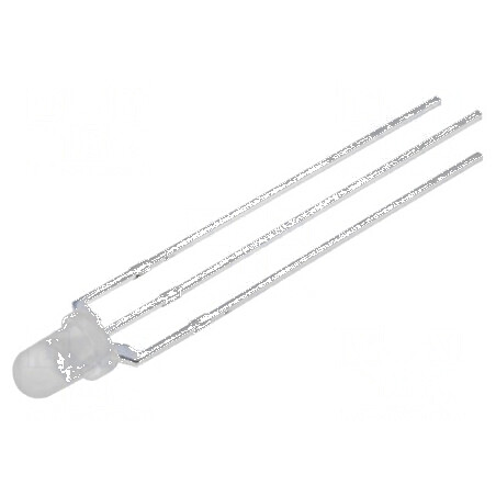 LED 3mm Albastru/Galben 30° Convex | Electronic-mag.ro | Componente Electronice