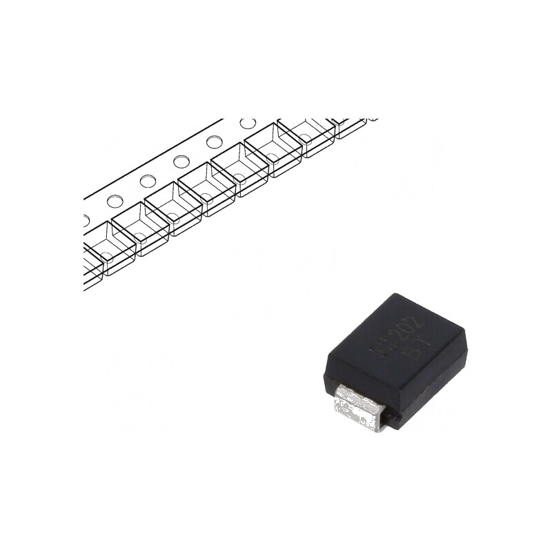 Diodă TVS bidirecțională 600W 20÷23,3V 20,5A SMB rolă, bandă | Electronic-mag.ro | Componente Electronice Diodă TVS bidirecțională 600W 20÷23,3V 20,5A SMB rolă, bandă | Electronic-mag.ro | Componente Electronice