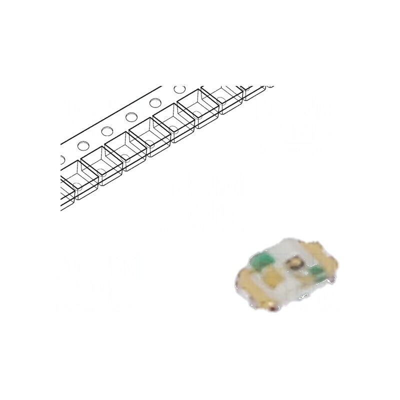 LED SMD 0402 portocalie 1,9V 1mA 52mW | Electronic-mag.ro | Componente Electronice