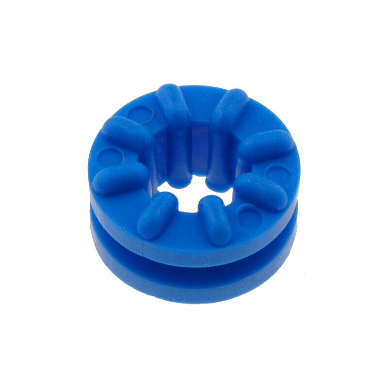 Manșon albastru Øorif. montare 6,3mm, grosime panou max. 1,6mm | Electronic-mag.ro | Componente Electronice