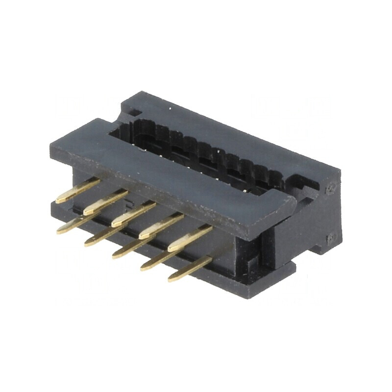 Conector IDC adaptori PIN 10 IDC THT pentru cablu bandă 1,27mm | Electronic-mag.ro | Componente Electronice