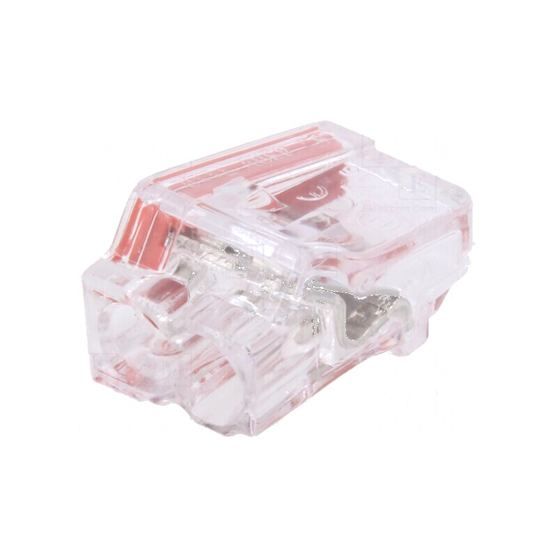 Bornă cu arc eliberare rapidă 1,5-2,5mm² 450V 24A gri | Electronic-mag.ro | Componente Electronice