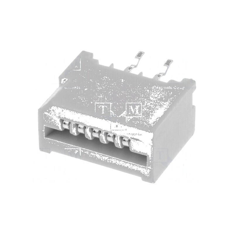 Conector FFC/FPC drept PIN 5 Non-ZIF THT cositorit 20mΩ 500V | Electronic-mag.ro | Componente Electronice