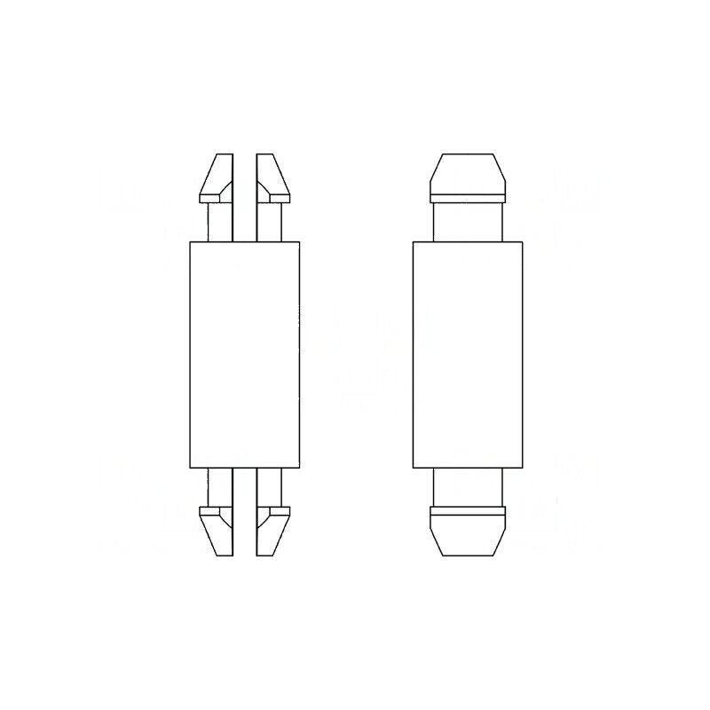 Distanțier PCB poliamidă 66 11,1mm clichet | Electronic-mag.ro | Componente Electronice
