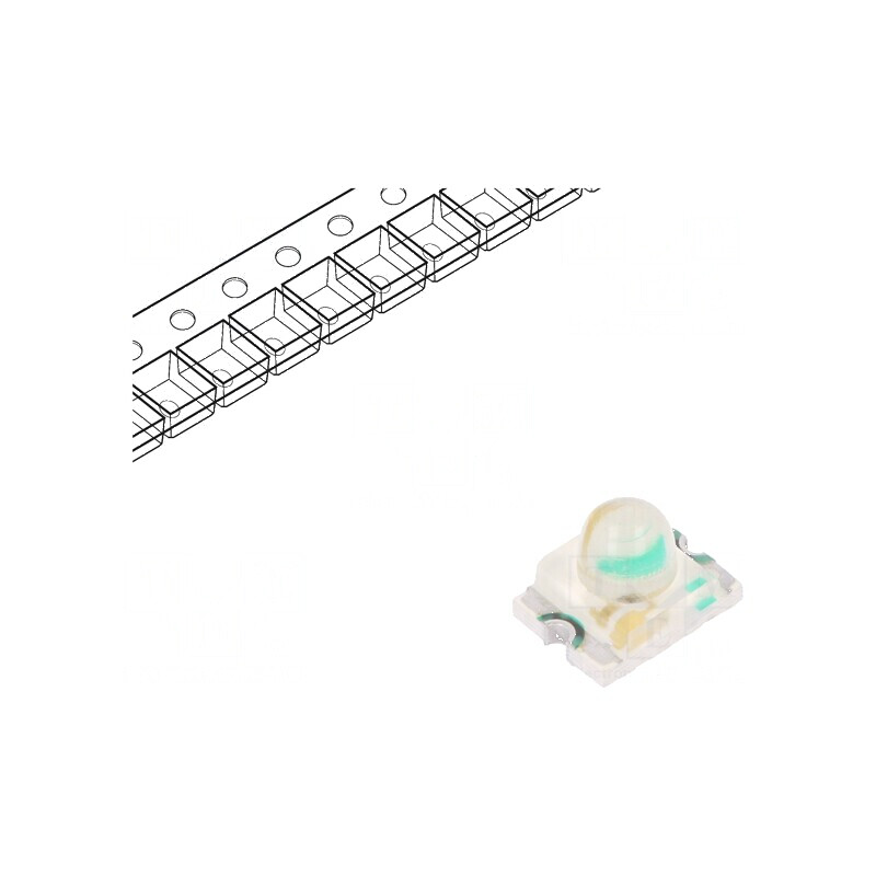 LED SMD 1209 portocalie 1600-2800mcd 3,2x2,4x2,4mm 20° 20mA | Electronic-mag.ro | Componente Electronice